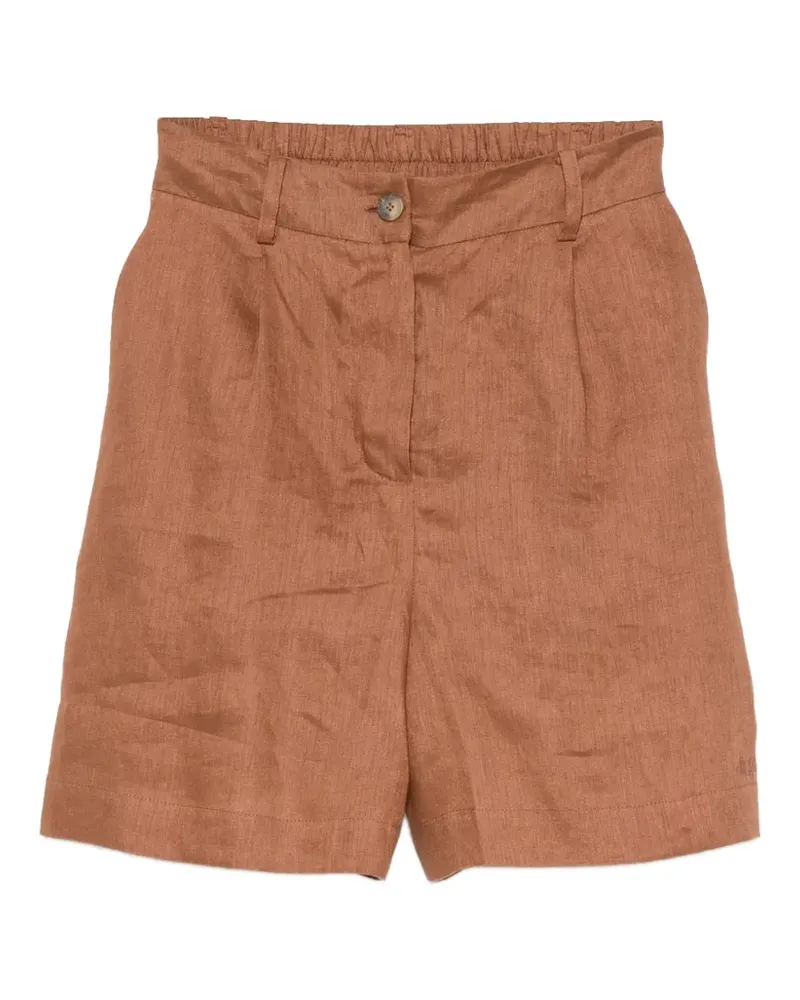 MC2 Saint Barth Maggy elasticated-waistband shorts - Braun Braun
