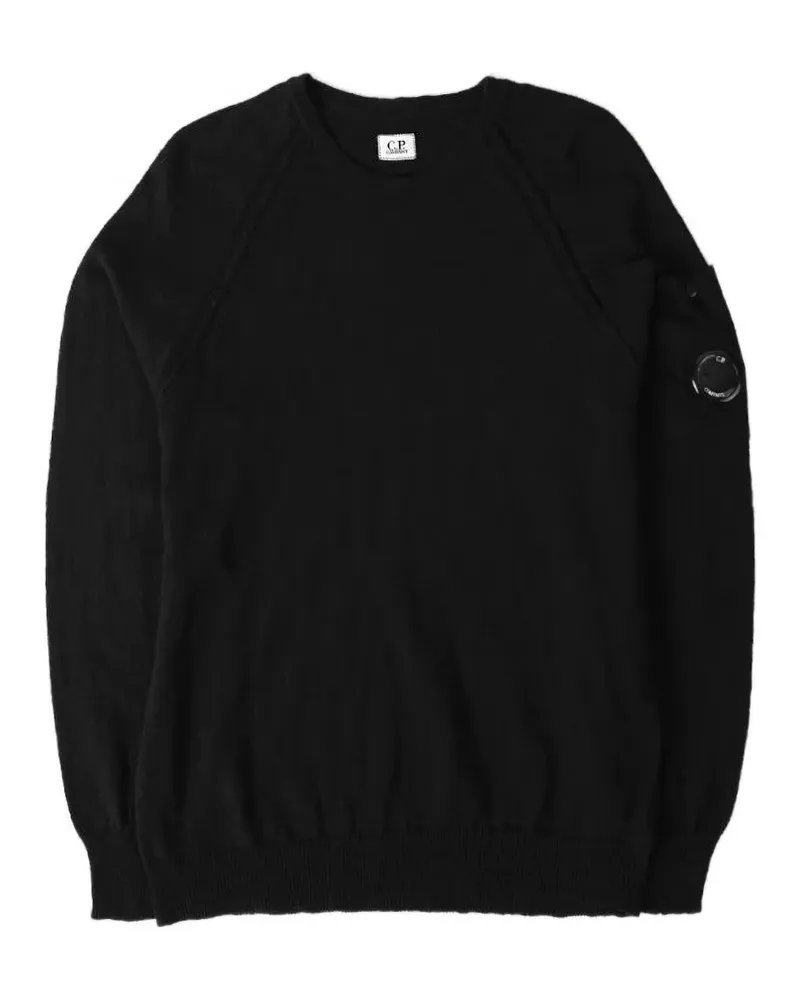 C.P. Company patch knitted sweater - Schwarz Schwarz