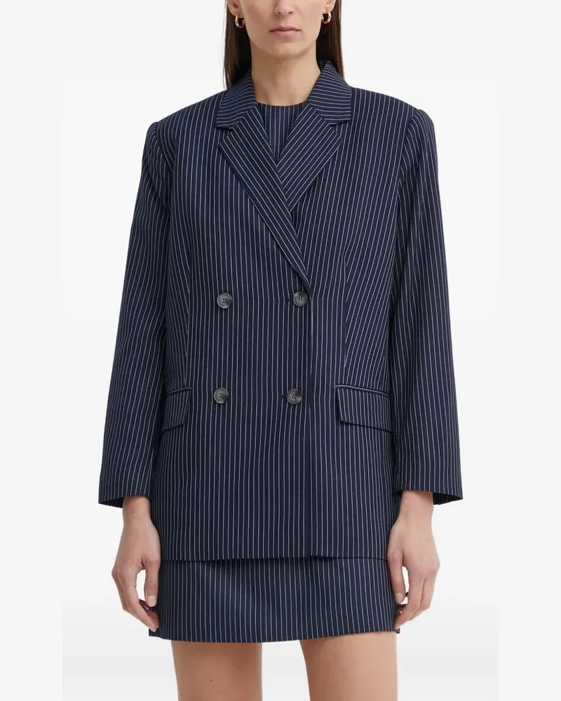 Day Birger et Mikkelsen Doppelreihiger Herman Blazer - Blau Blau