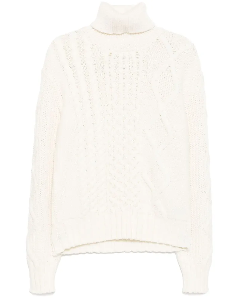 Moncler Pullover mit Rollkragen - Weiß Weiß