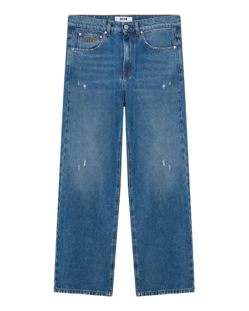 MSGM distressed jeans - Blau Blau