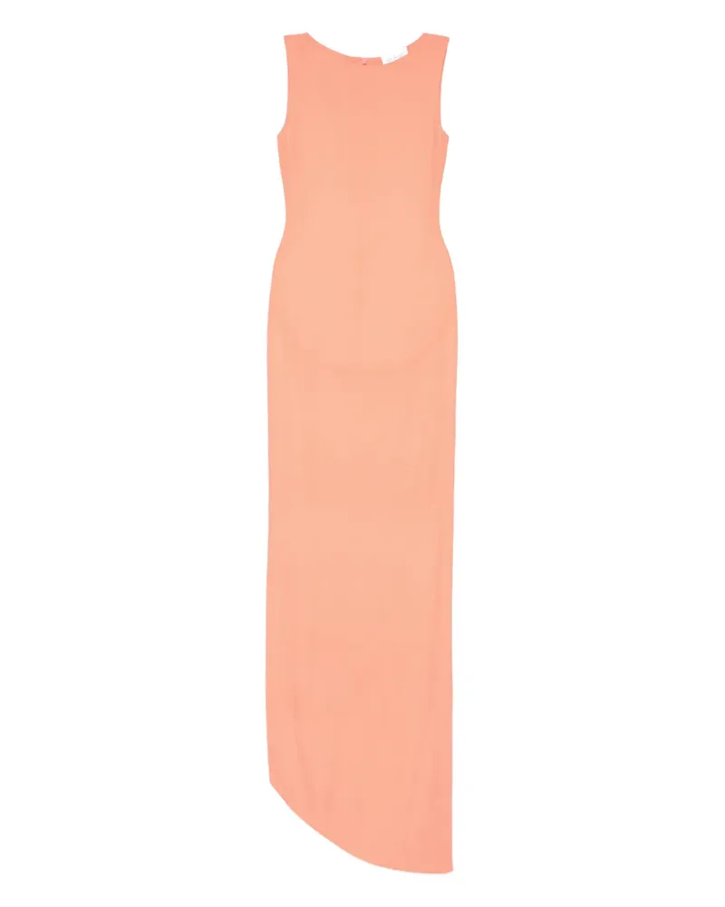 Mônot Georgette-Maxikleid - Orange Orange