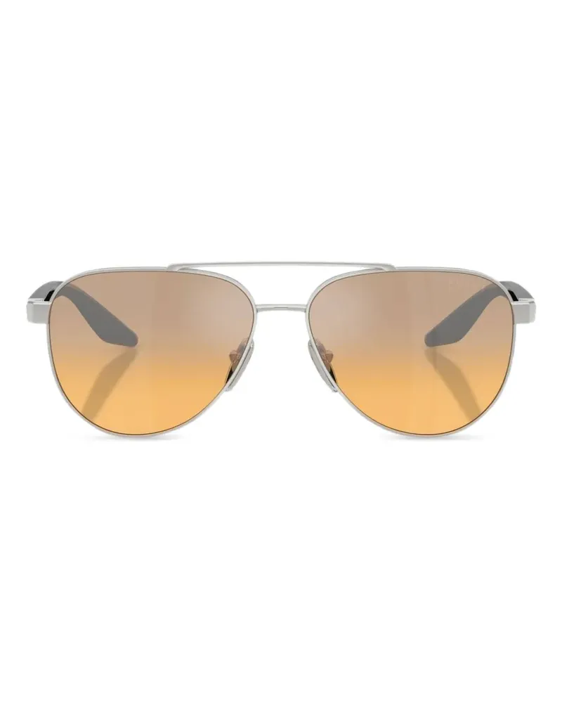 Prada Getönte Pilotenbrille - Silber Silber