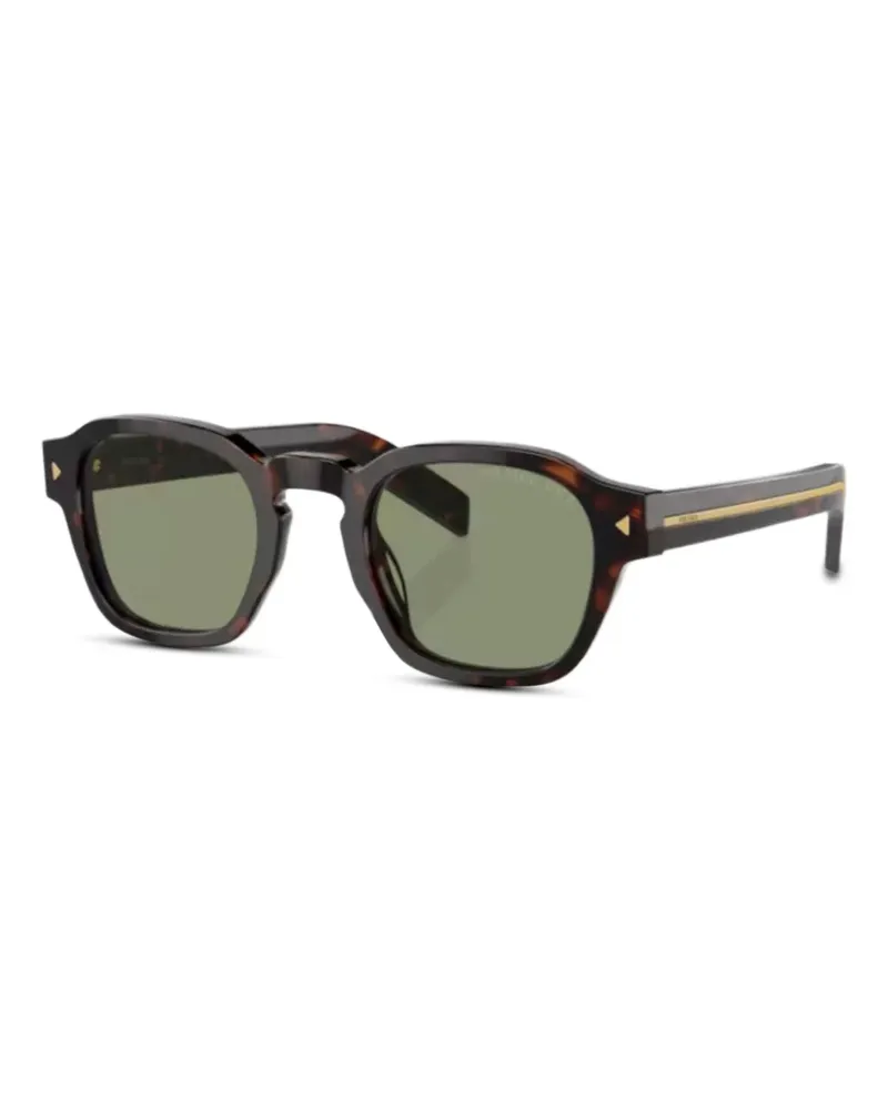 Prada A16S Sonnenbrille mit goldfarbenem Detail - Braun Braun
