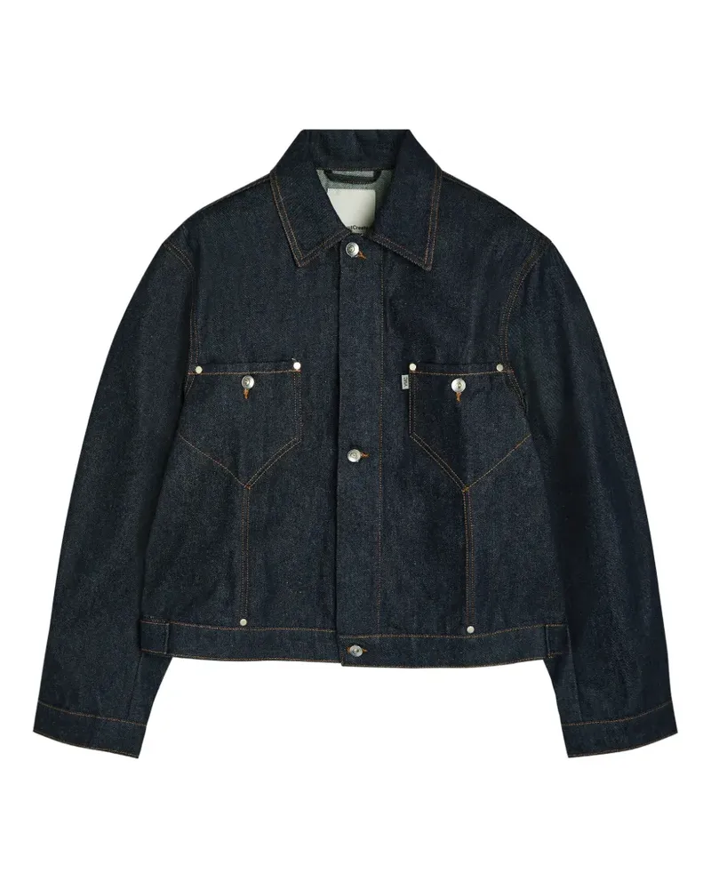 YMC button denim jacket - Blau Blau