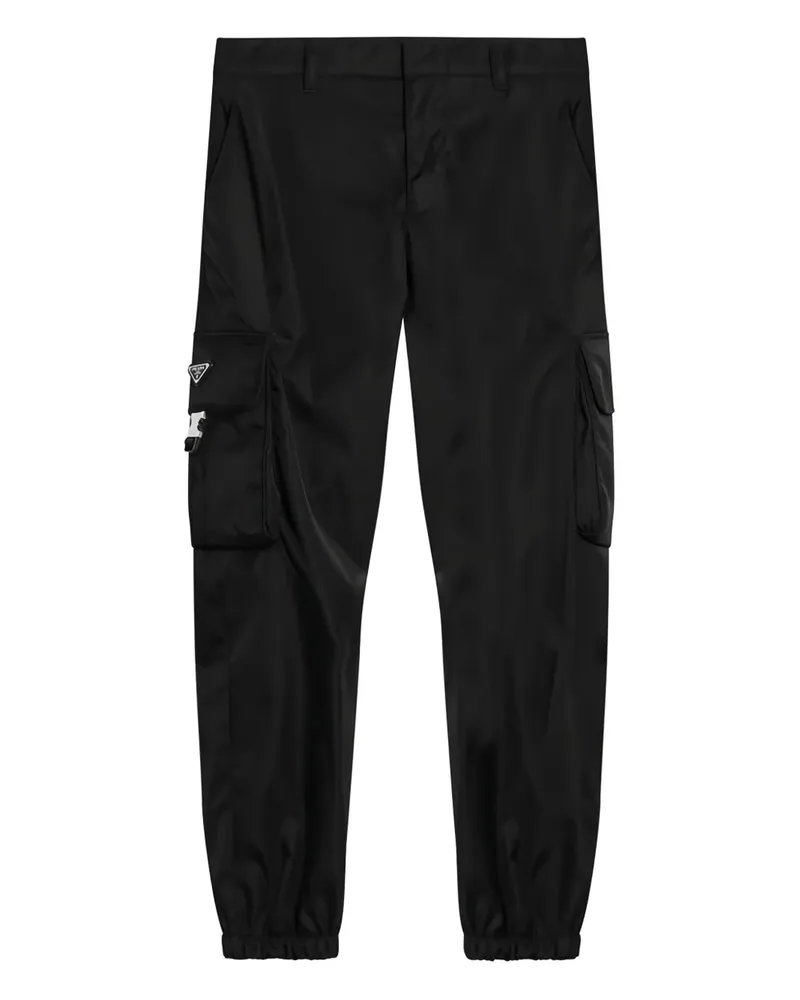 Prada Cargohose mit geradem Bein - Schwarz Schwarz