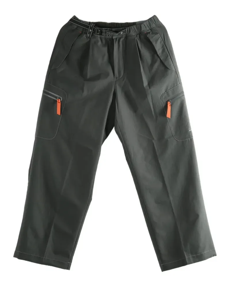 and wander x ROA belted cargo pants - Grau Grau