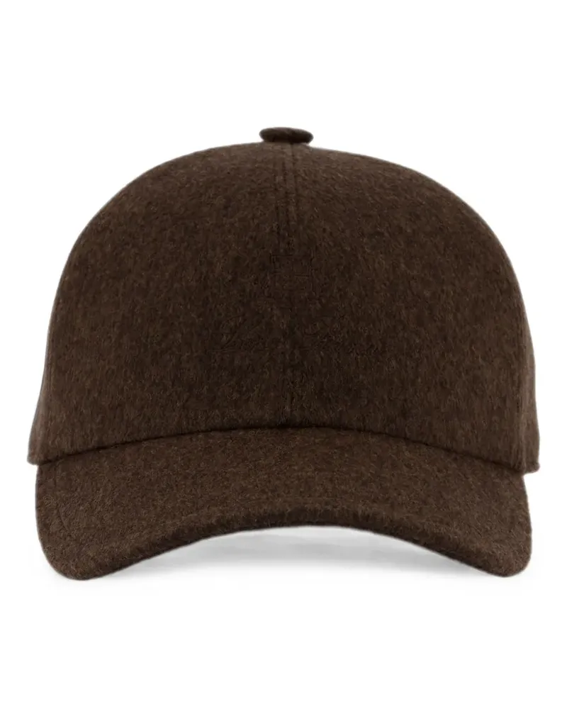 Loro Piana Storm System Baseballkappe mit Logo - Braun Braun