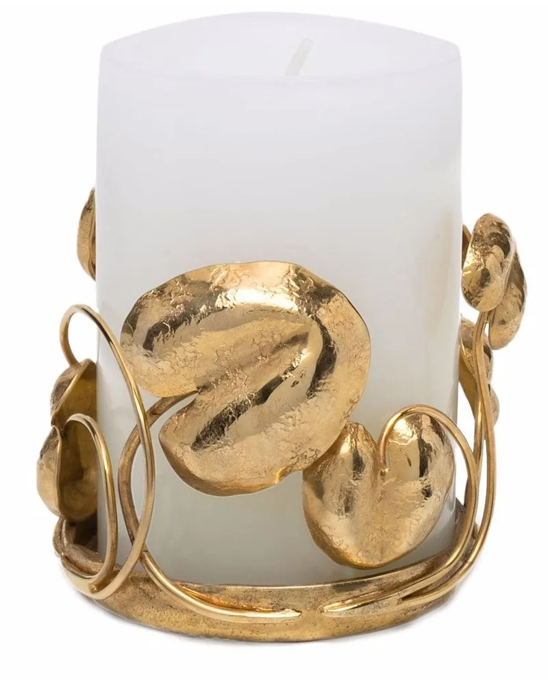 Goossens Paris XL Water Lily Kerzenhalter - Gold Gold