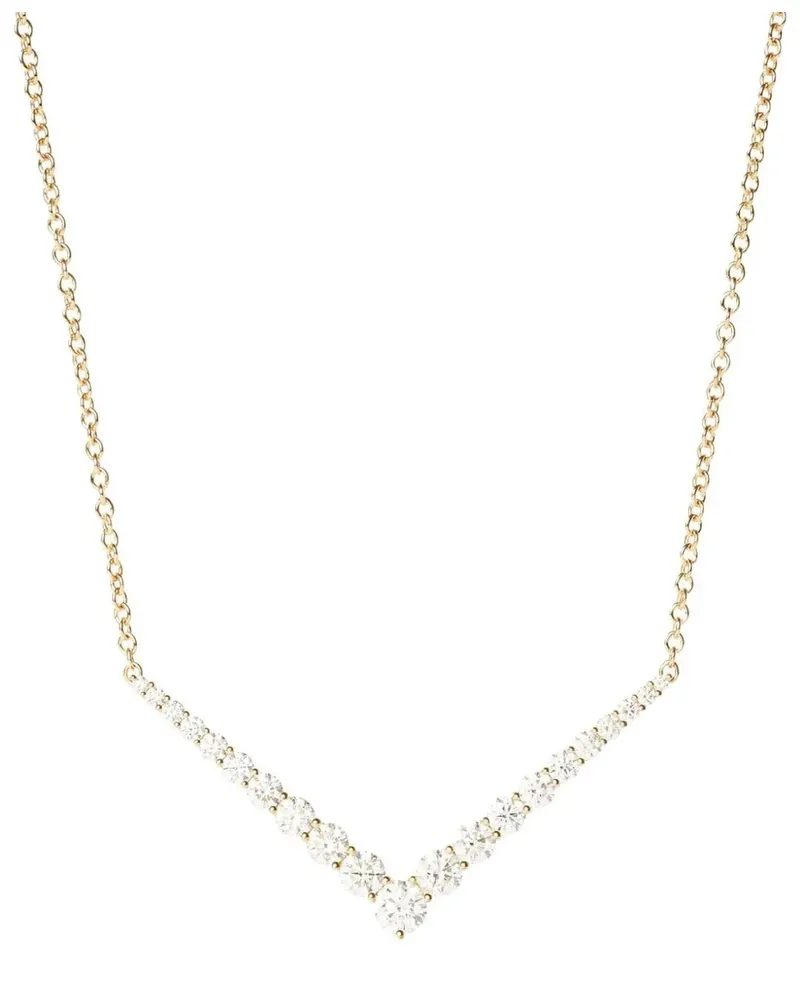 Melissa Kaye 18kt Aria V Gelbgoldhalskette Gold