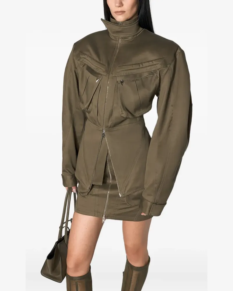 Thierry Mugler Cargo-Jacke - Grün Grün