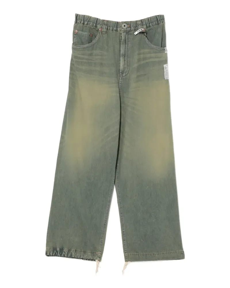 MIHARAYASUHIRO Jeans mit Logo-Patch - Blau Blau