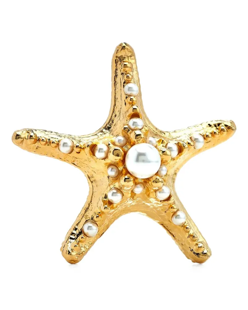 Kenneth Jay Lane Sternbrosche - Gold Gold