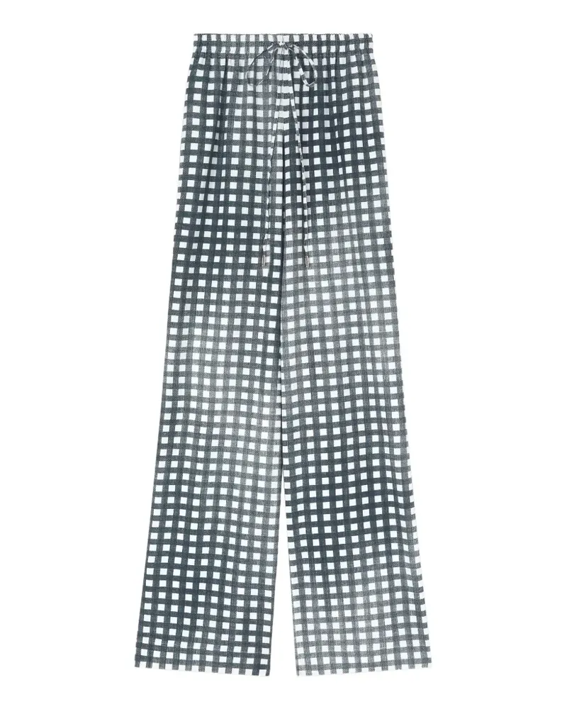 Ermanno Scervino Hose mit Vichy-Karo - Schwarz Schwarz