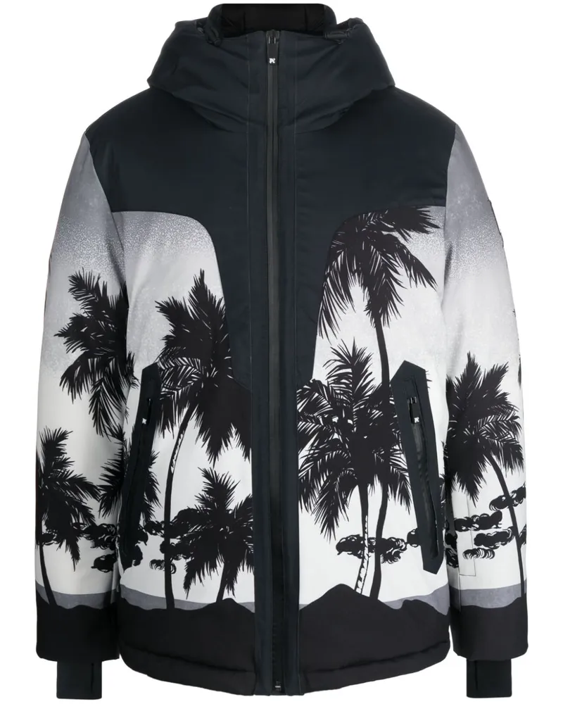 Palm Angels Gefütterte Palms Skijacke - Schwarz Schwarz