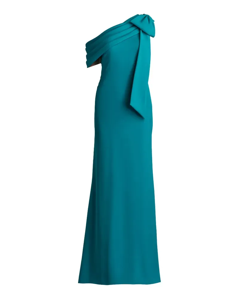 Tadashi Shoji Cassia one-shoulder maxi dress - Blau Blau