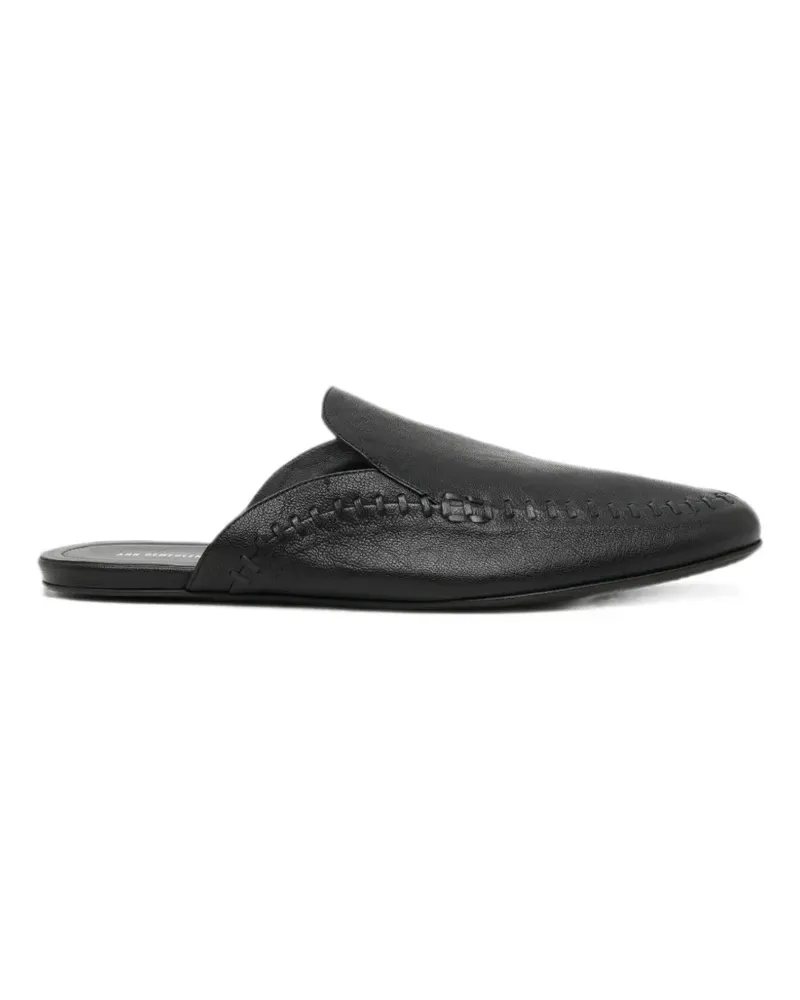 Ann Demeulemeester whipstitch-trim loafers - Schwarz Schwarz