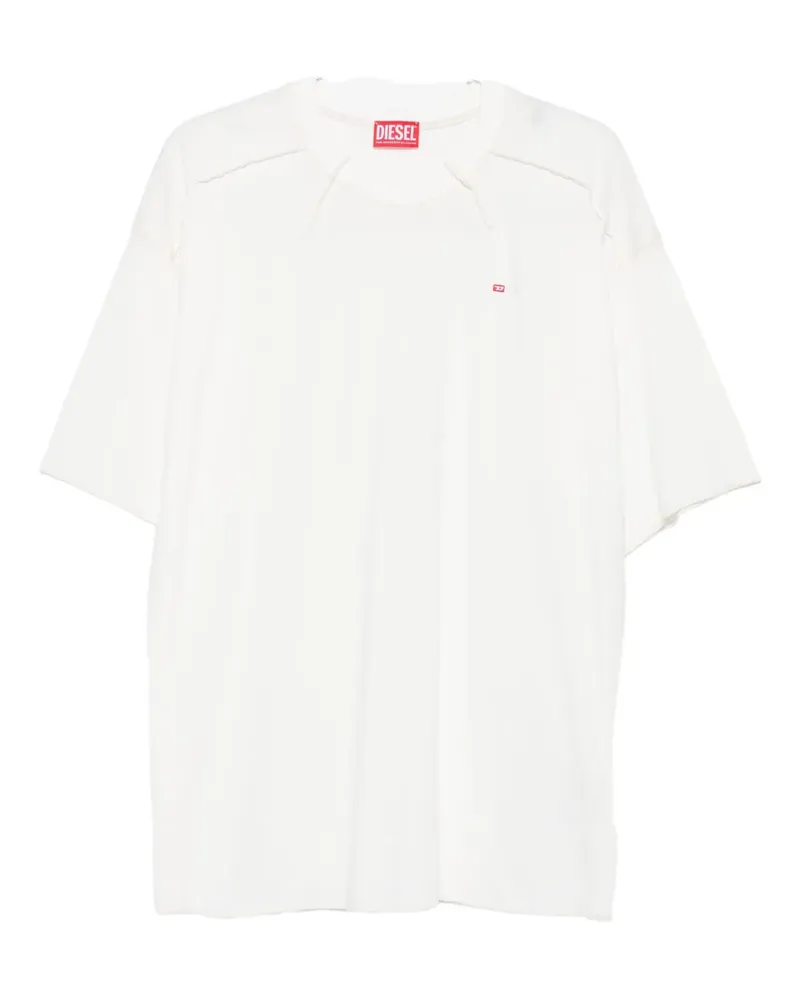 Diesel T-Shirt mit Logo - Weiß Weiß