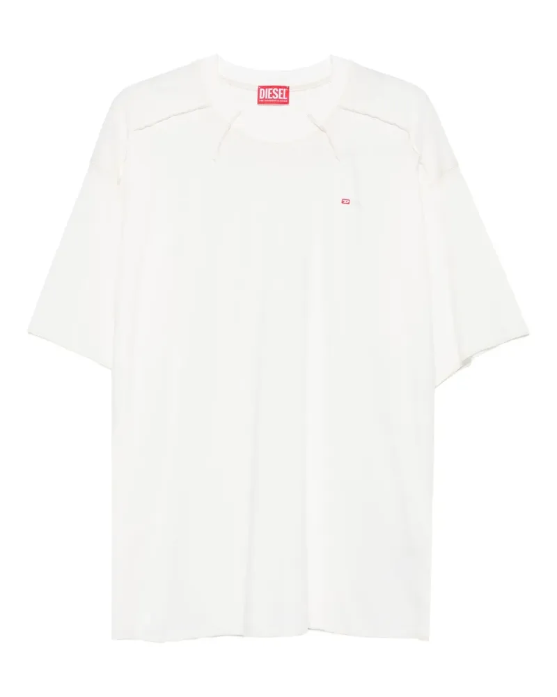 Diesel T-Shirt mit Logo - Weiß Weiß