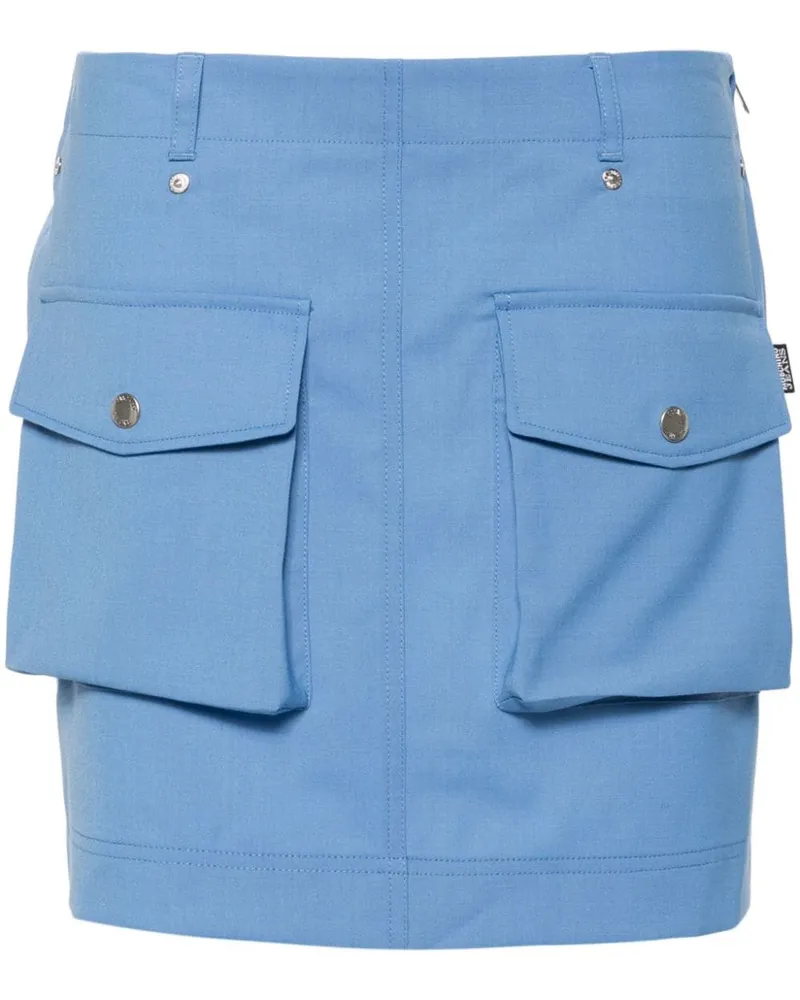 Moschino Minirock mit Cargo-Taschen - Blau Blau