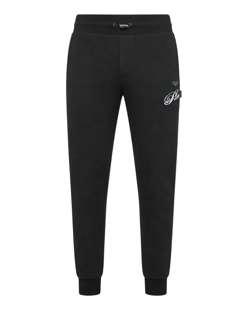 Philipp Plein Teddy Stones Jogginghose - Schwarz Schwarz