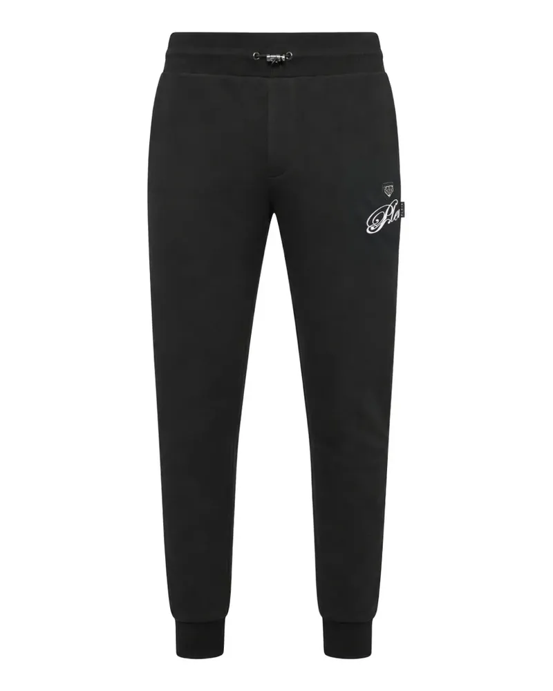 Philipp Plein Teddy Stones Jogginghose - Schwarz Schwarz