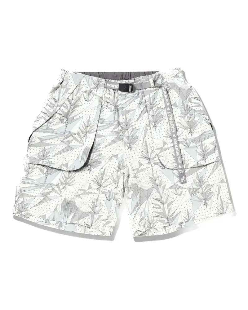 GRAMICCI x And Wander Cargo-Shorts mit gebürstetem Effekt - Weiß Weiß
