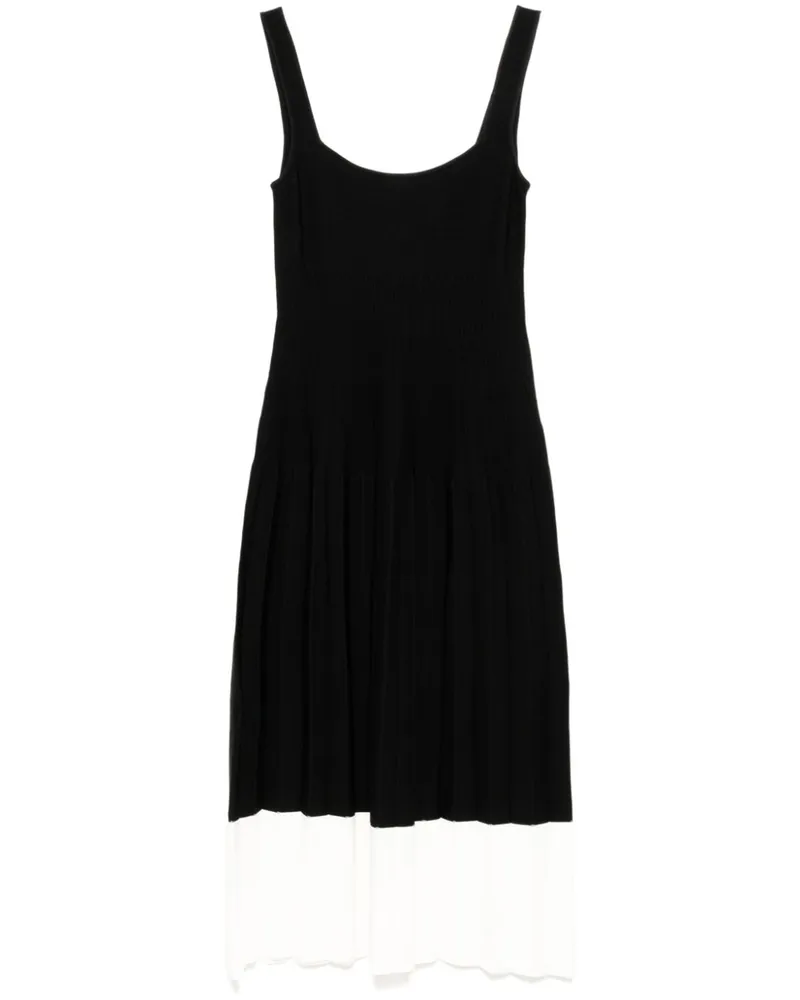 STAUD Ellison Kleid - Schwarz Schwarz