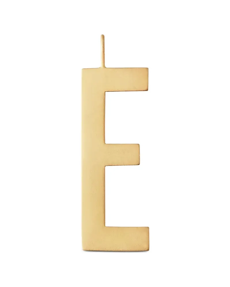 DESIGN LETTERS Halskette mit Buchstaben-Anhänger - Gold Gold