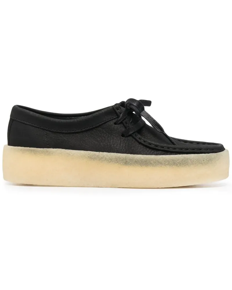 Clarks Sneakers mit Schnürung - Schwarz Schwarz