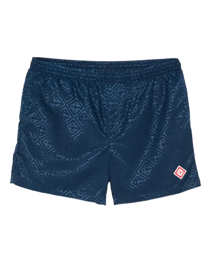 Casablanca Paris logo-monogram swim shorts - Blau Blau
