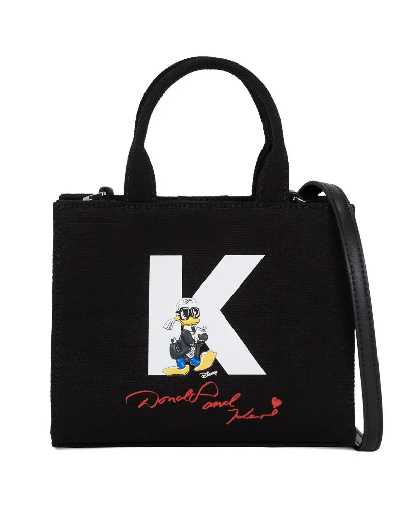Karl Lagerfeld x Disney mini Tote Bag - Schwarz Schwarz