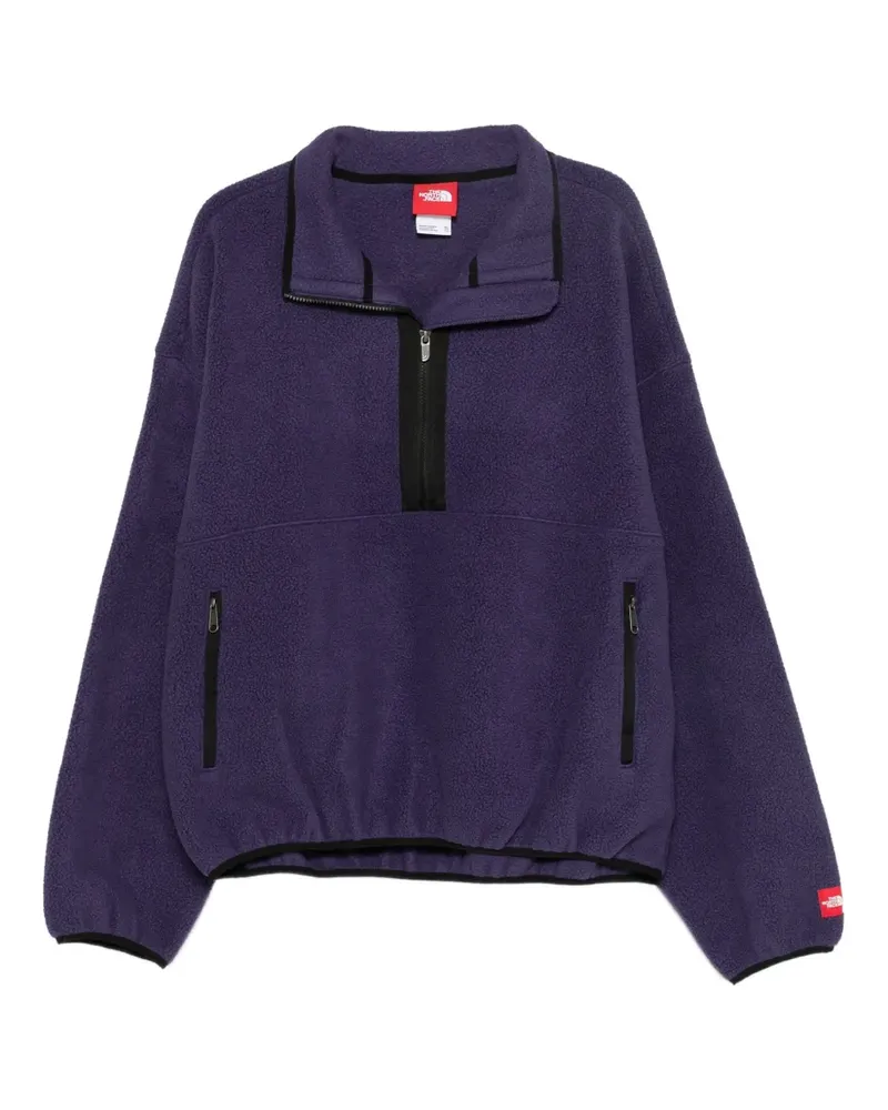 The North Face Red Box Fleecejacke mit kurzem Reißverschluss - Violett Violett