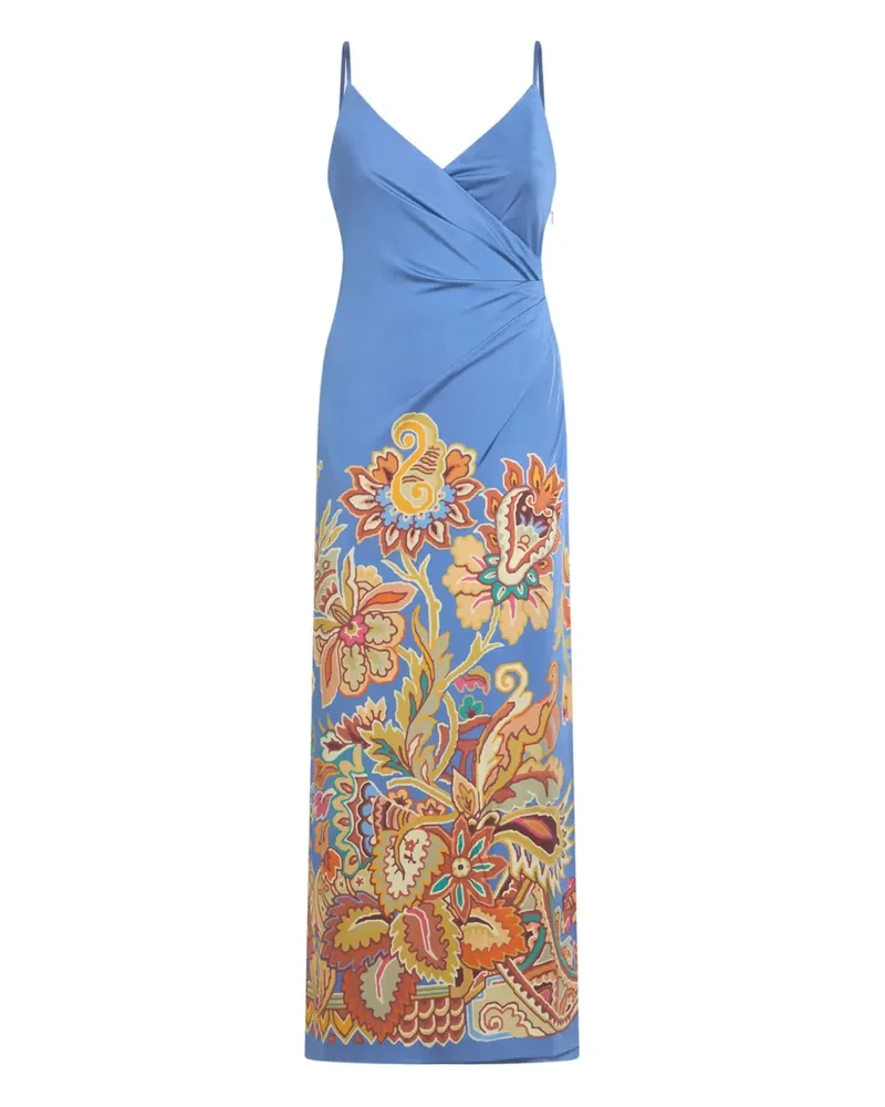 Etro Kleid mit Print - Blau Blau