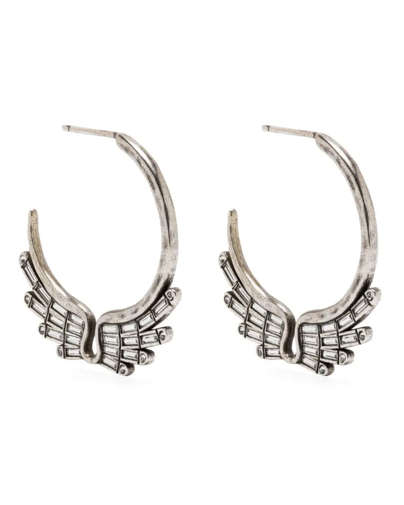 Zadig & Voltaire Rock Over Creolen - Silber Silber