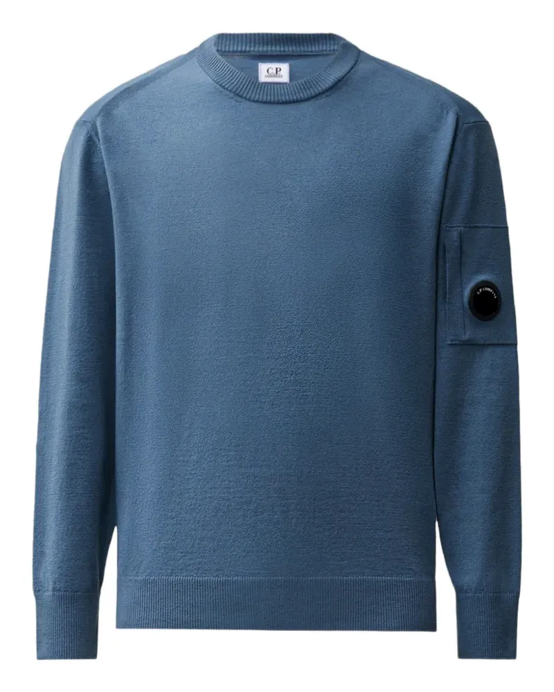 C.P. Company Lens-detail crew-neck sweater - Blau Blau