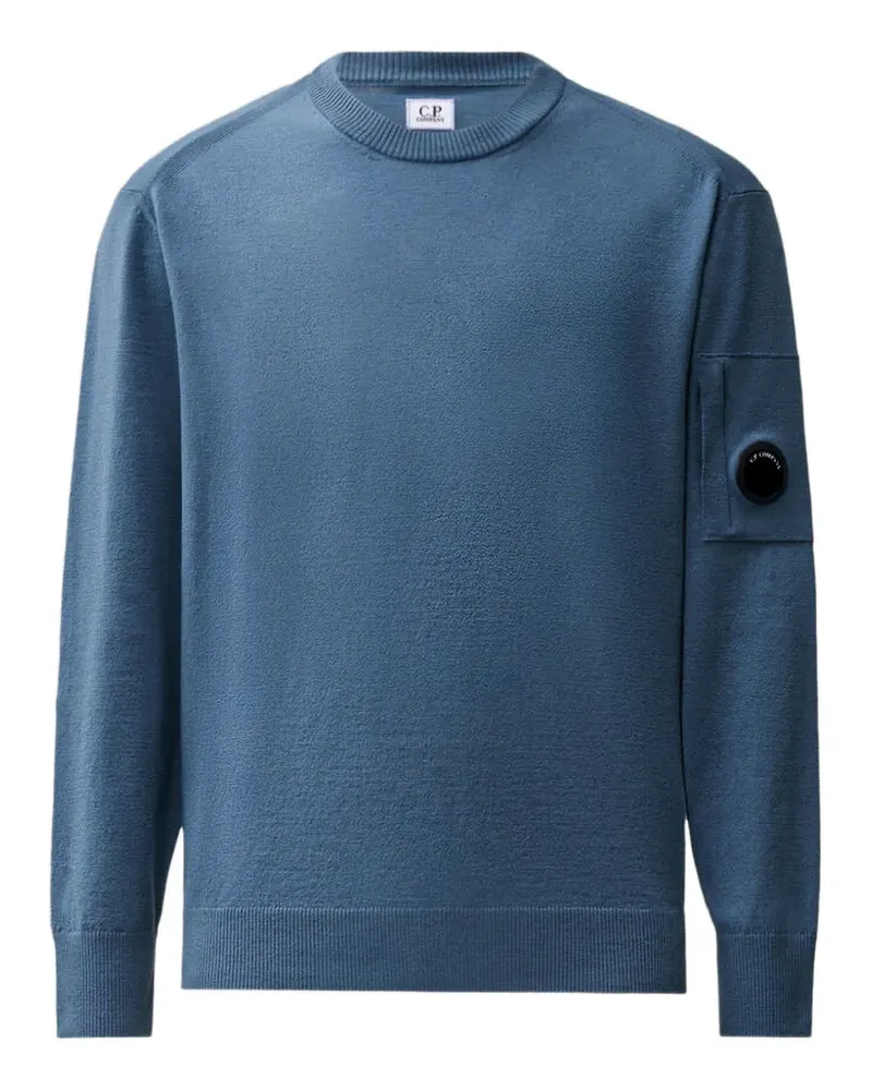 C.P. Company Pullover mit Linsen-Detail - Blau Blau