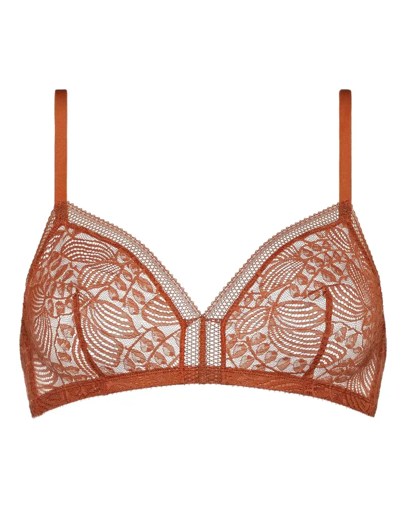 Eres Triangel-BH aus Spitze - Braun Braun