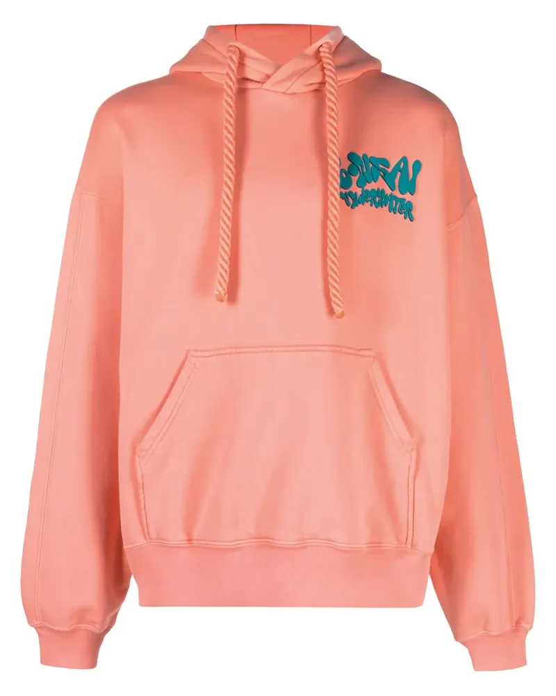 BONSAI Sweatshirt mit Logo-Print - Rosa Rosa