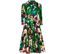 Kleid mit Kaktus-Print