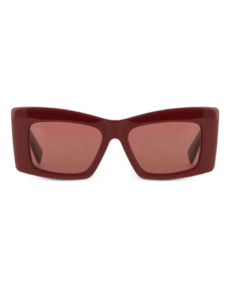 Gucci Interlocking G-appliqué sunglasses - Rot Rot