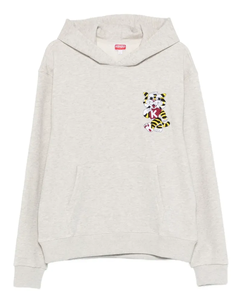 Kenzo Wild Tiger cotton hoodie - Grau Grau