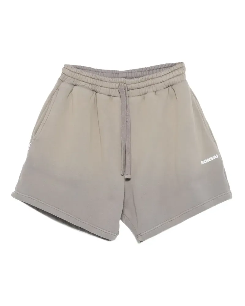 BONSAI logo-print shorts - Nude Nude