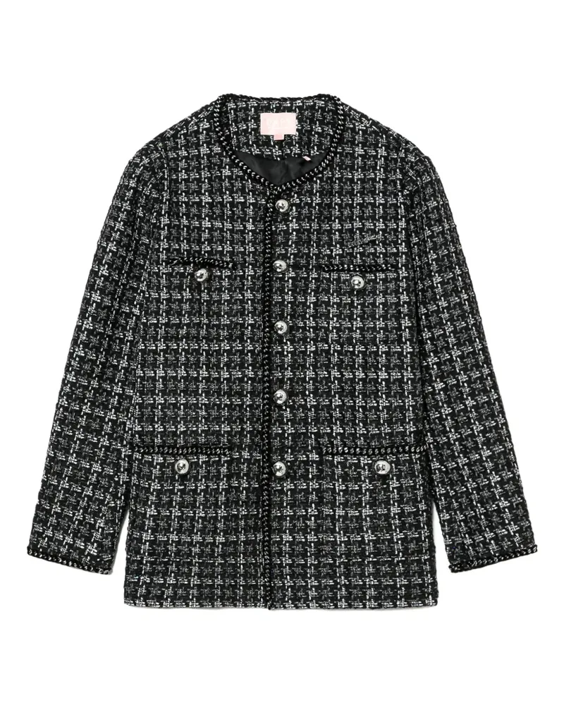BAPE Jacke mit Kettenbesatz - Schwarz Schwarz