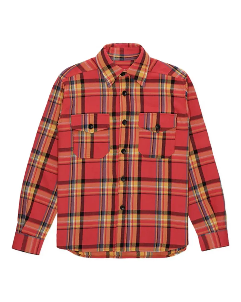 Fortela Kenny checked pocket shirt - Rot Rot