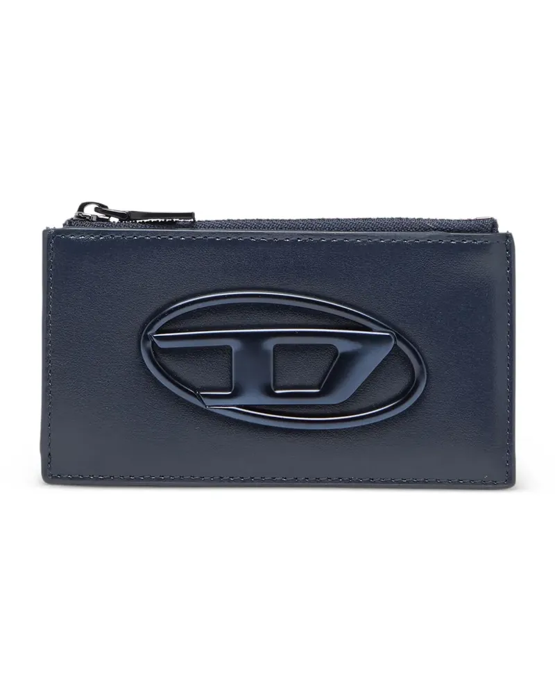 Diesel 1DR Kartenetui mit Logo-Schild - Blau Blau