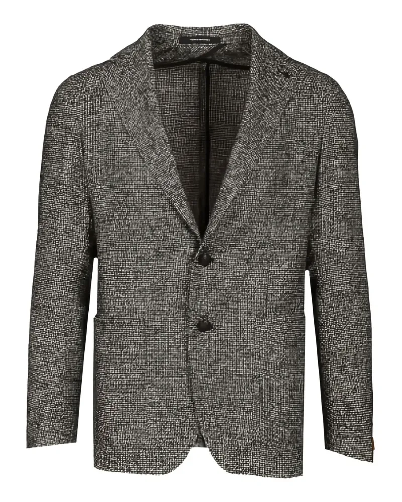 Tagliatore mélange-effect blazer - Grau Grau