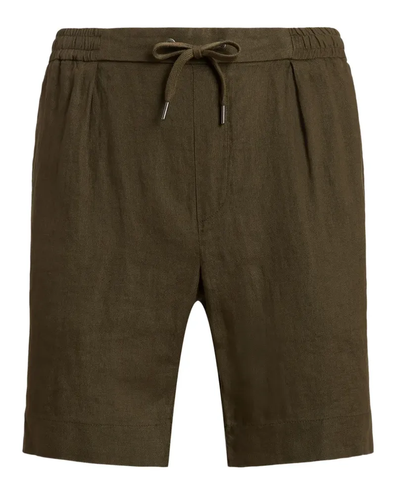 Ralph Lauren Plissierte Shorts mit Kordelzug - Braun Braun