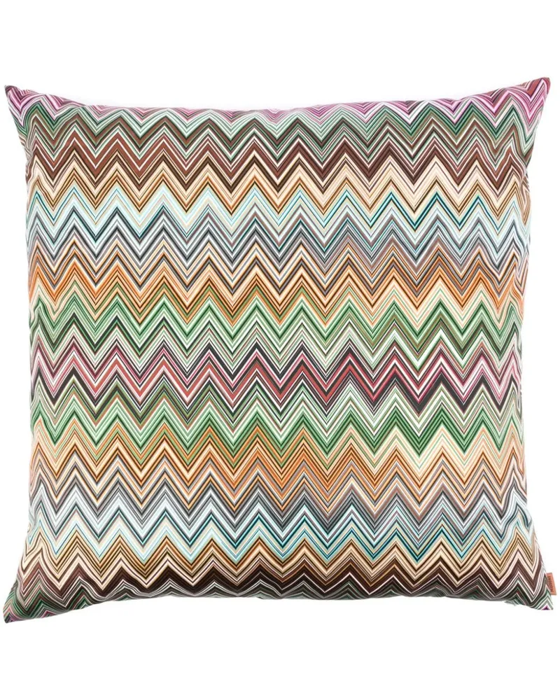 Missoni Home Jarris Kissen mit Zickzackmuster (60cm x 60cm) - Braun Braun