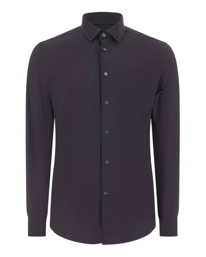 Corneliani Langärmeliges Hemd - Blau Blau